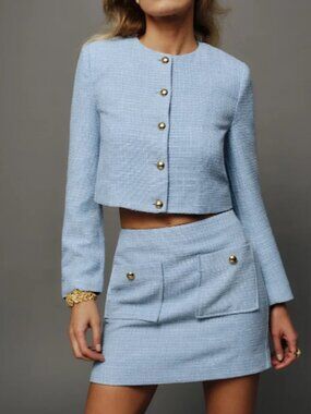 Reformation Aurelia Skirt AND Trista Jacket SET